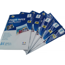 Fotopapir, 230 gr., glossy, 20 stk. A4