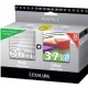 Sæt Lexmark 36XL BK og 37XL CMY originale patron